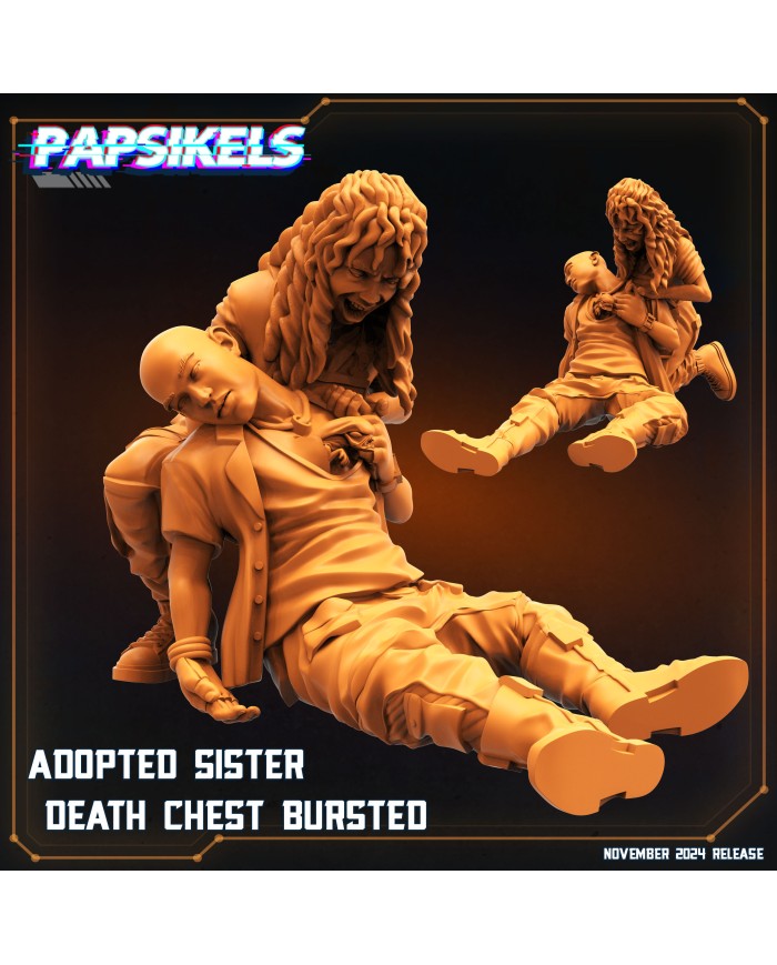 Adopted Sister Death Chest Bursted|Papsikels Miniatures