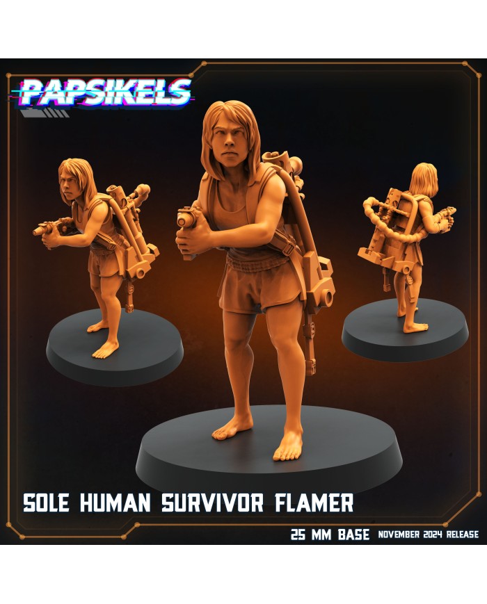 Sole Human Survivor Flamer - 1 Mini