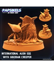 International Alien Egg With Gigerian Creeper On Guard - 1 Mini