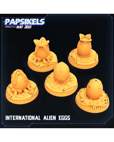 International Alien Eggs Set (x5) - A