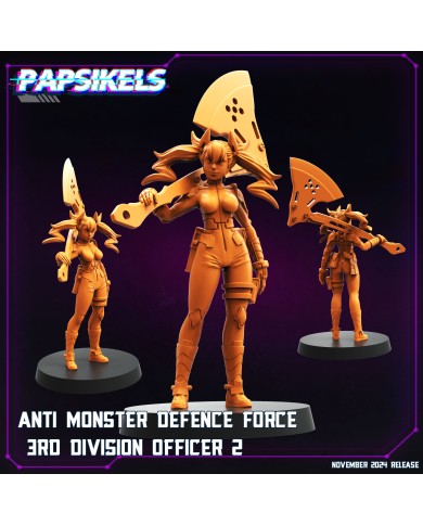 Anti Monster Defence Force 3rd Division Officer - B - 1 Mini