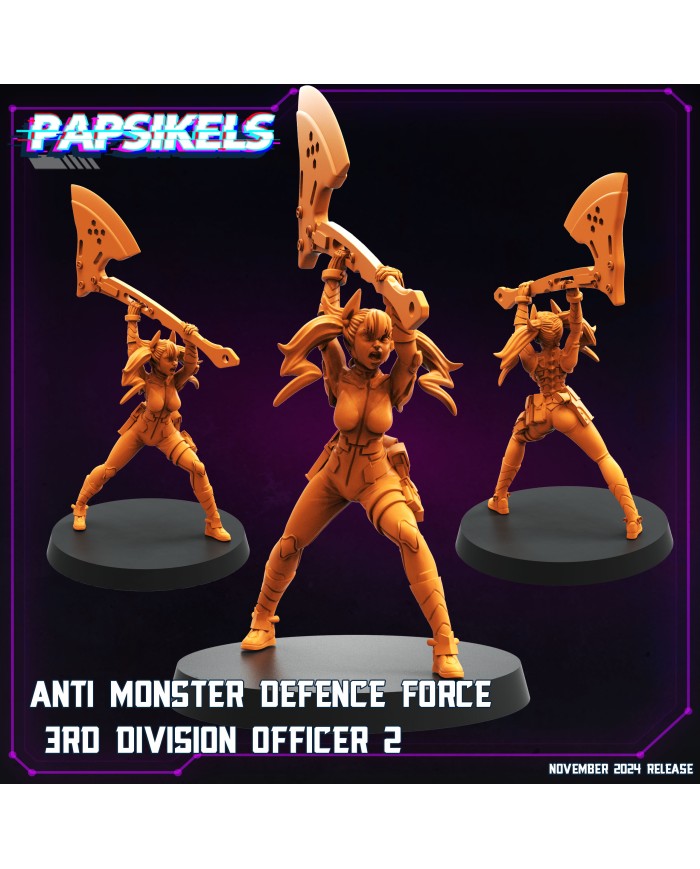 Anti Monster Defence Force 3rd Division Officer - C - 1 Mini