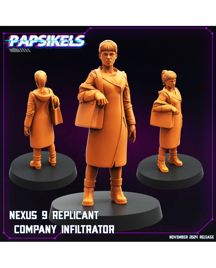 Nexus 9 - Replicante Infiltrado|Papsikels Miniatures|Miniaturas Blade Runner