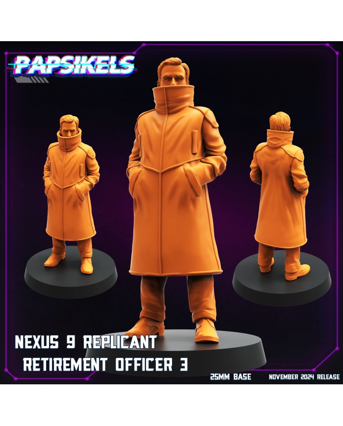 Nexus 9 - Oficial de Retiro de Replicantes - C|Papsikels Miniatures|Miniaturas Blade Runner