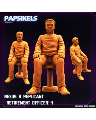 Nexus 9 Replicant Retirement Officer 4|Papsikels Miniatures|Blade Runner Miniatures