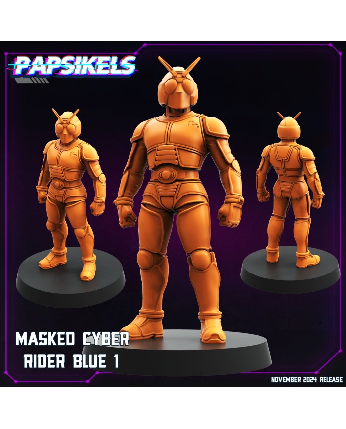 Masked Cyber Rider Blue - A - 1 Mini