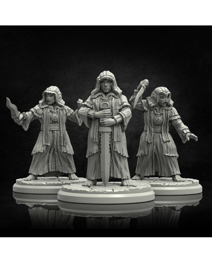 Yellow Cultists - 3 minis