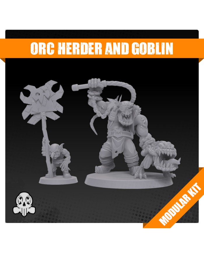 Orc Death Squad Herder and Goblin