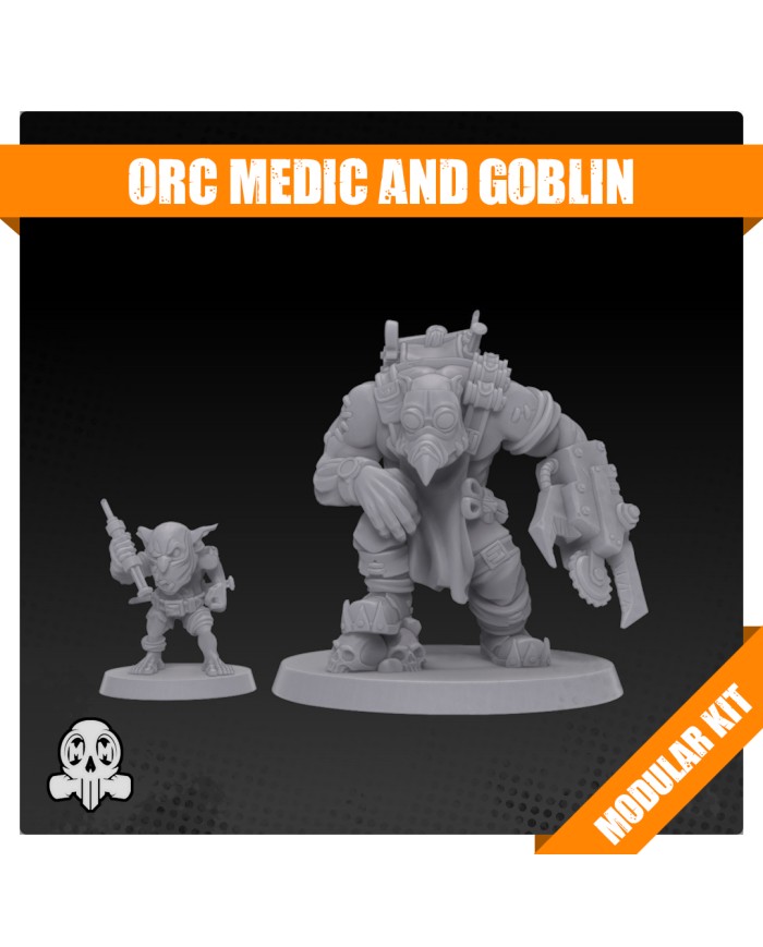 Orc Death Squad Medic and Goblin