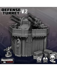 Corner Grimdark Defensive Turret - Version 2