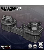 Torreta Defensiva Grimdark Fortificada - Versión 1