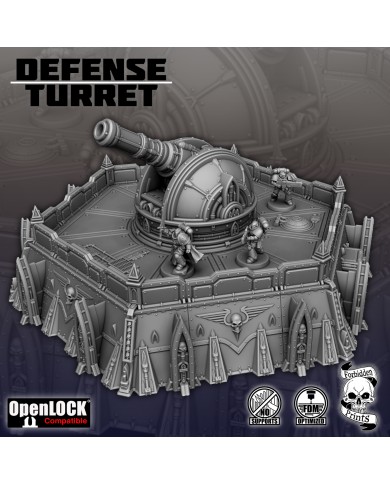 Torreta Defensiva Grimdark Fortificada - Versión 1