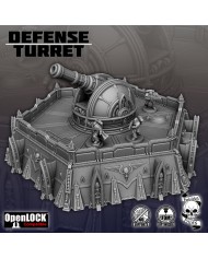 Torreta Defensiva Grimdark Fortificada - Versión 1 | Forbidden Prints | Defensas Grimdark | Terrainandminis
