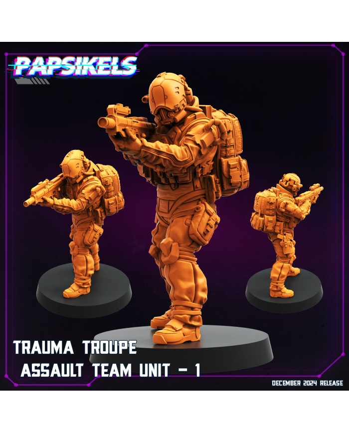 Trauma Troupe - Assault Team Unit - A - 1 Mini