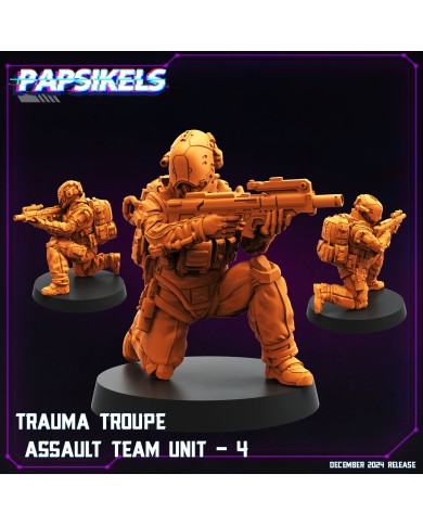 Trauma Troupe - Assault Team Unit - D - 1 Mini