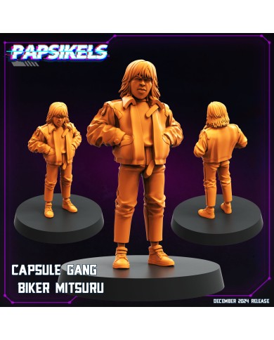 Capsule Gang Biker - Mitsuru - 1 Mini