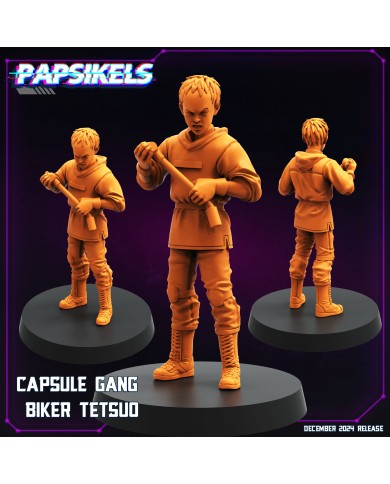 Capsule Gang Biker - Tetsuo - 1 Mini