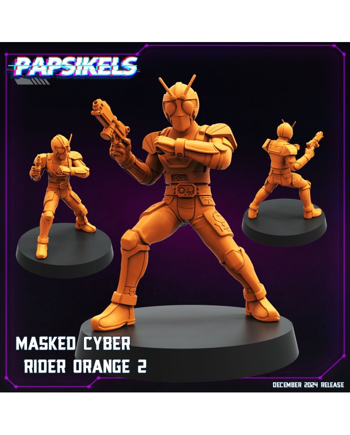 Masked Cyber Rider Orange - B - 1 Mini