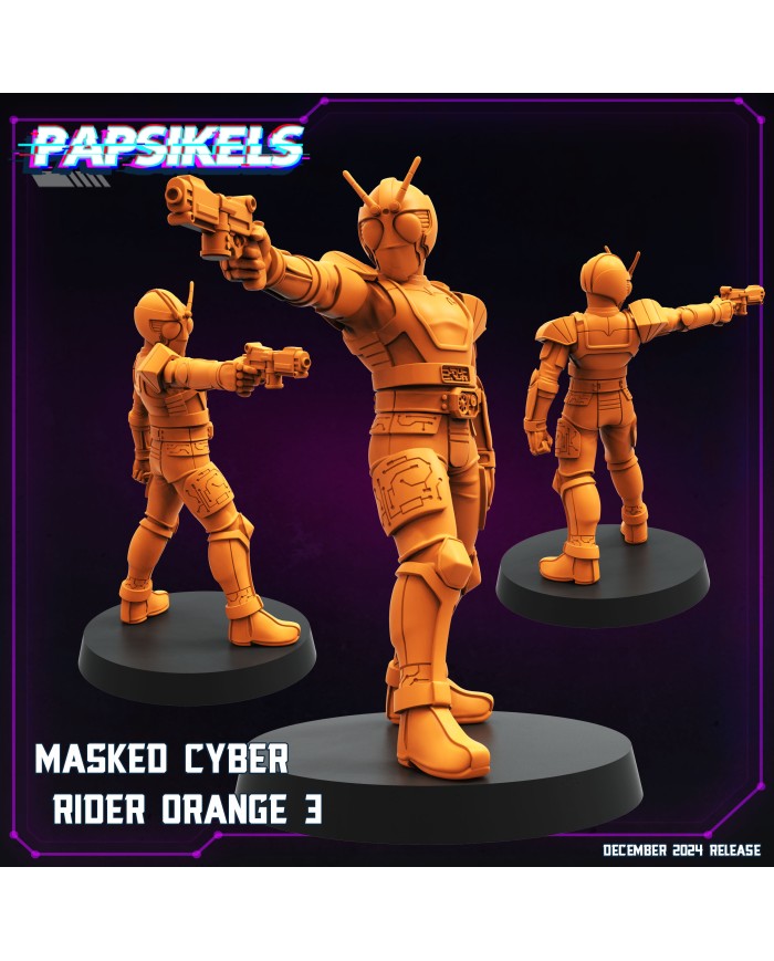 Masked Cyber Rider Orange - C - 1 Mini