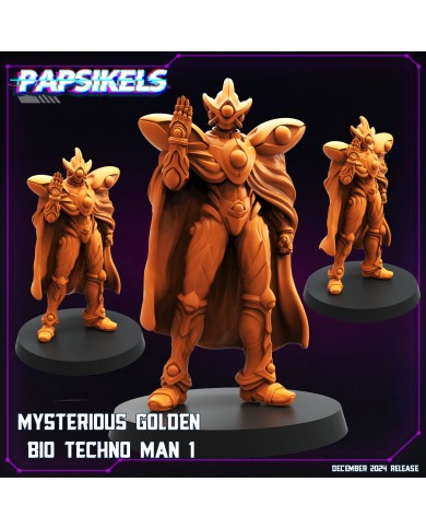 Mysterious Golden Techno Man - A - 1 Mini