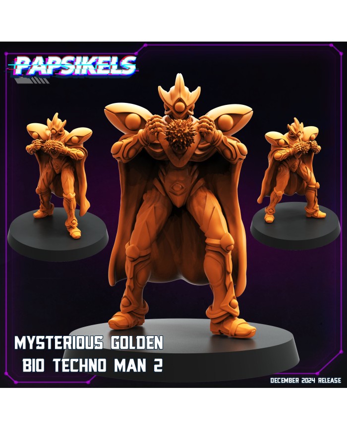 Mysterious Golden Techno Man - B - 1 Mini