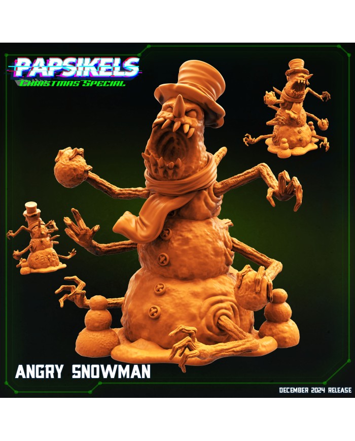 Angry Snowman - 1 Mini