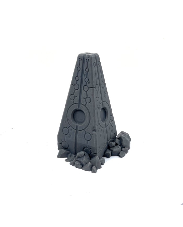 Alien Artifacts - Obelisk A with Rocks|Forbidden Prints