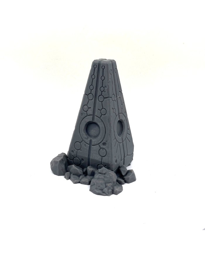 Alien Artifacts - Obelisk A with Rocks|Terrainandminis