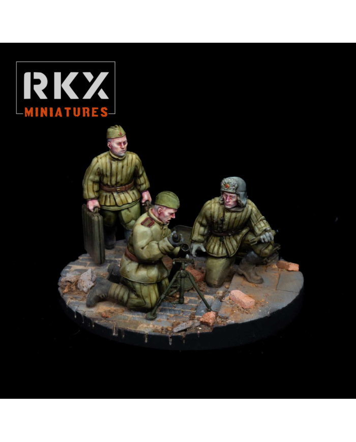 Soviet 50mm Mortar Team