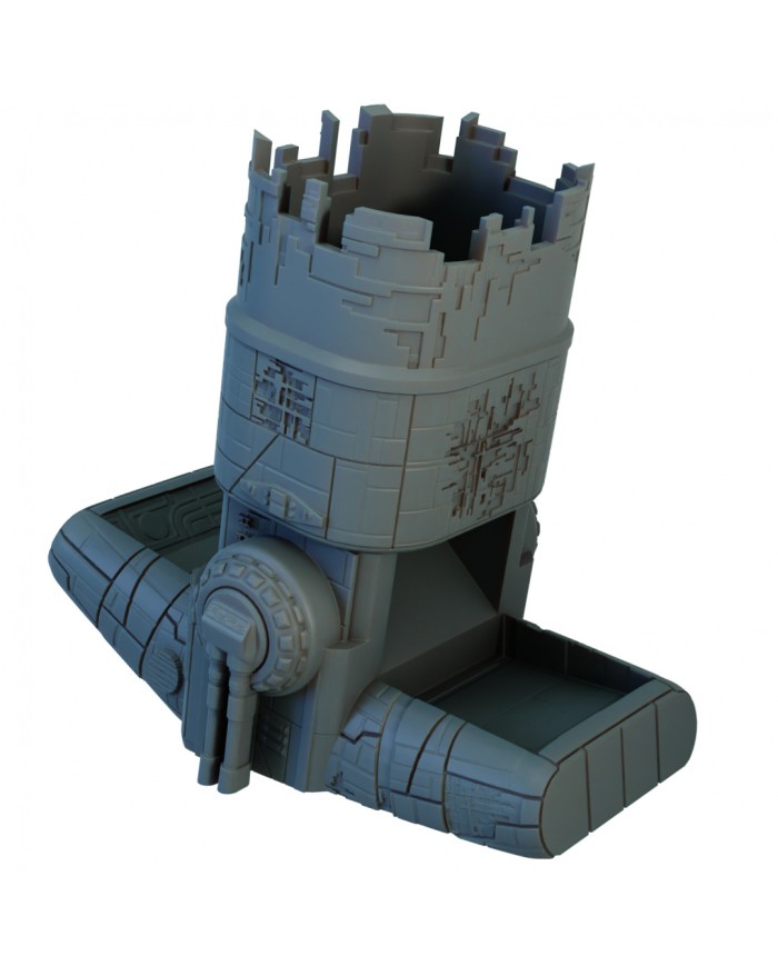 Crashed Spaceship Dice Tower