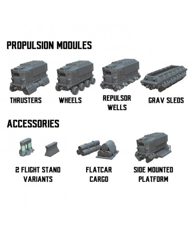 Repulsor Land Train "Ion Vulture" Engine