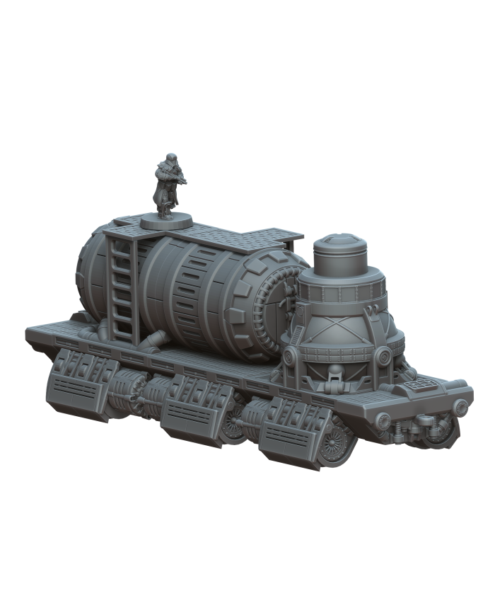 Repulsor Land Train TankCar Wagon - D