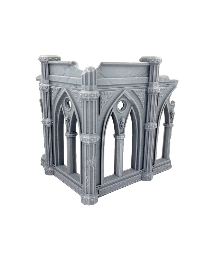 Grimdark Cathedral Ruins  (6"x5,5") - B
