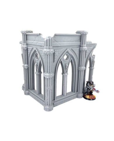 Grimdark Cathedral Ruins  (6"x5,5") - B