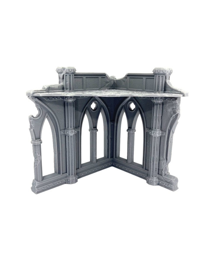 Grimdark Cathedral Ruins  (6"x5,5") - B