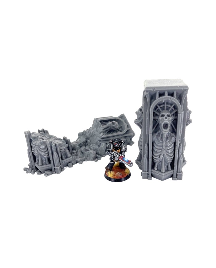 Demon Gate - Screaming Pillar Set - F