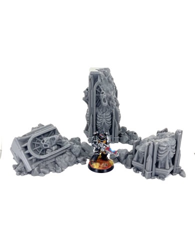 Demon Gate - Screaming Pillar Set - G