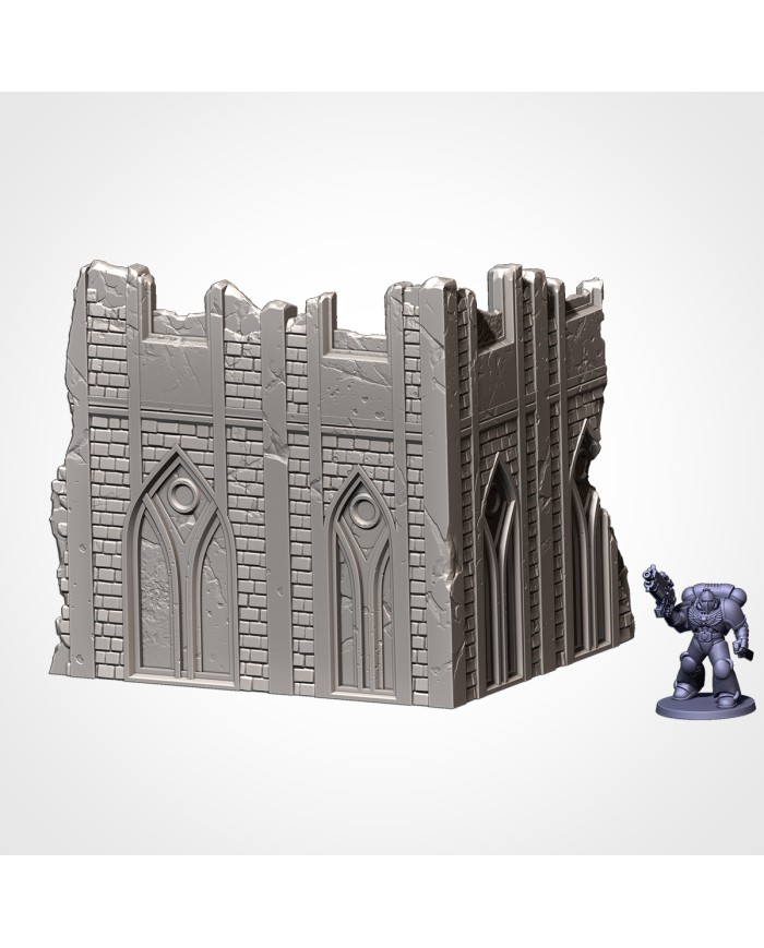 Ruinas Clásicas (6"x5") - B|Txarli Factory|Escenografía Ruinas 40K