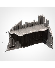 Ruinas Clásicas en L (8"x4") - A|Txarli Factory|Escenografía Ruinas 40K