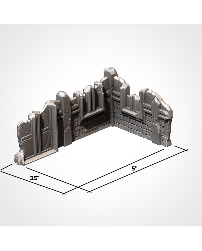 Classic Ruins (5"x3") - A|Txarli Factory|40K Ruins Terrain