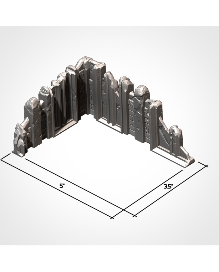 Classic Ruins (5"x3") - B|Txarli Factory|40K Ruins Terrain