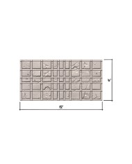 Plantilla de 12x6 Pulgadas - B