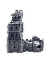 Watch Station Ruin of Hexengarde City|Tired World Studio|Mordheim Terrain