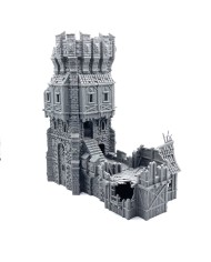 Watch Station Ruin of Hexengarde City|Tired World Studio|Mordheim Terrain