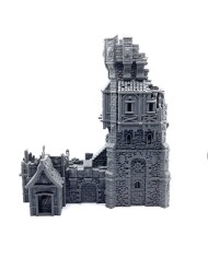 Watch Station Ruin of Hexengarde City|Tired World Studio|Mordheim Terrain