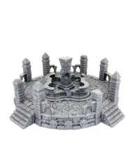 Fountain Ruin with Platform of Hexengarde City