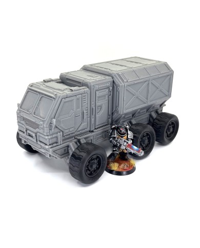 Grimdark Truck of District 0012 (3 Axes) - B