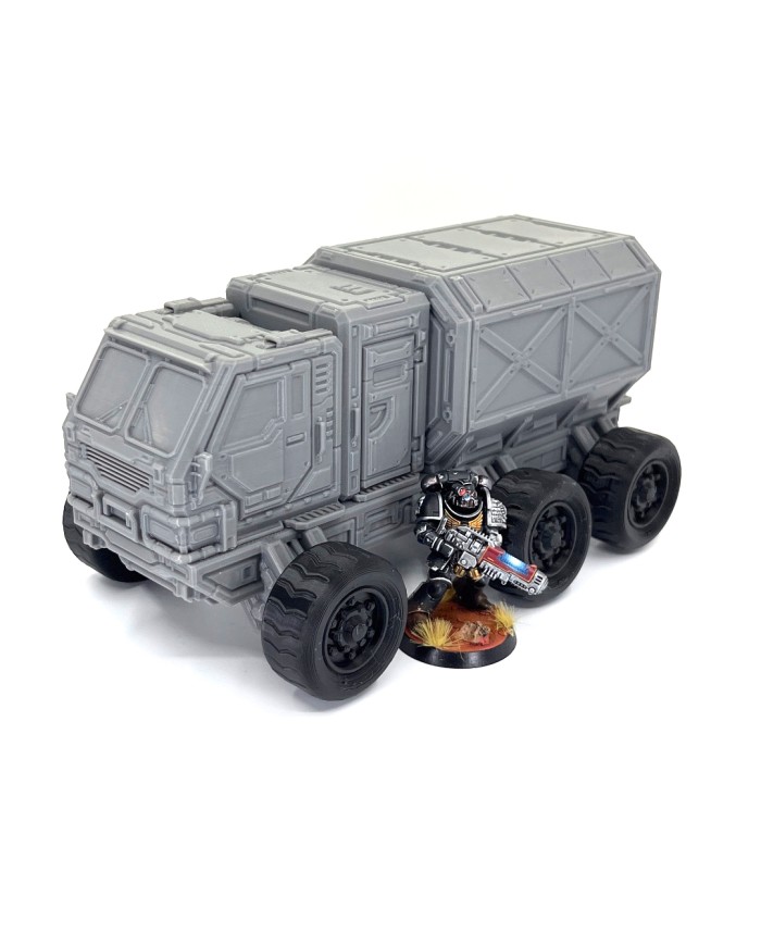 Grimdark Truck of District 0012 (3 Axes) - B