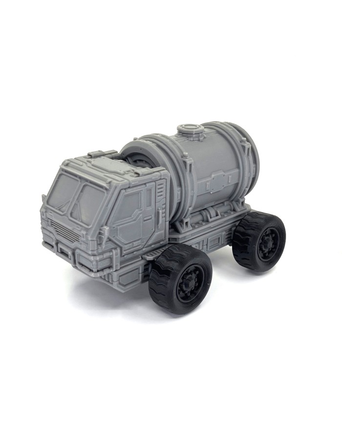 Small Grimdark Truck of District 0012 (2 axes) - A