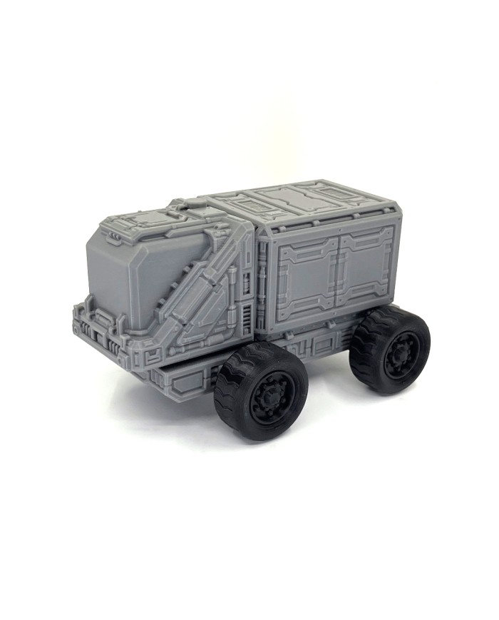 Small Grimdark Truck of District 0012 (2 axes) - B